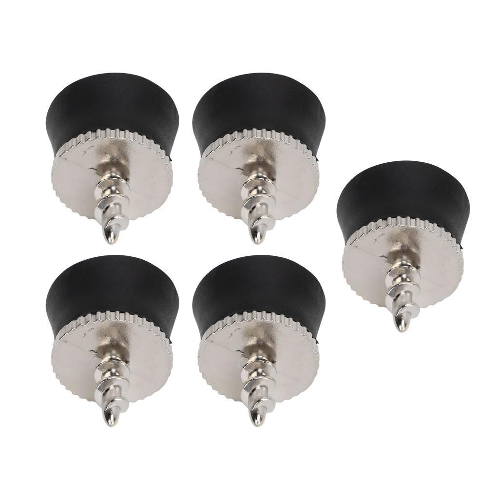 5 PCS Golf Ball Suction Cup Silicone Zinc Alloy Golf Grabber No Bending Golf Ball Picker