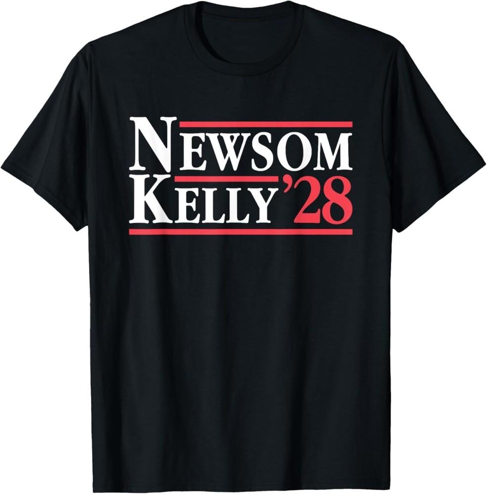 2028 Gavin Newsom Mark Kelly 48th President 2026 2027 2029 T-Shirt M