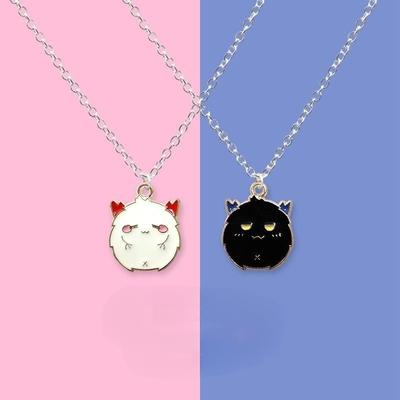 Trendige Niedliche Kleiner Teufel Anhänger Halskette Cartoon Häschen Halskette für Damen Pullover Dekoration Schmuck Geschenke