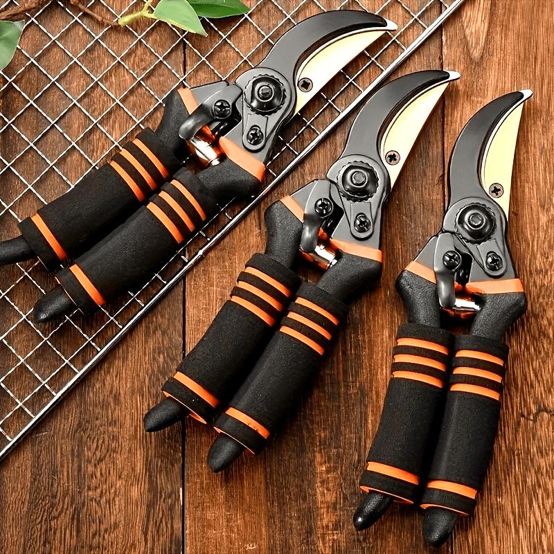 

Профессиональный секатор с обходным лезвием из титанового сплава (Т13) - Суперострые высококачественные садовые ножницы, садовые секаторы