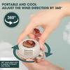 Portable Silent Mini Bladeless Clip-on Fan, 2026 New, 3-Speed Adjustable, Clips to Shirt & Waist, for Outdoor/Travel/Office – Travel Accessory Gift