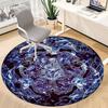 1pc Abstract Art Sphere Chair Carpet for Office Non-Slip, Machine Washable Rug for Office, Room - Holiday Decor, Machine Made yy251016054