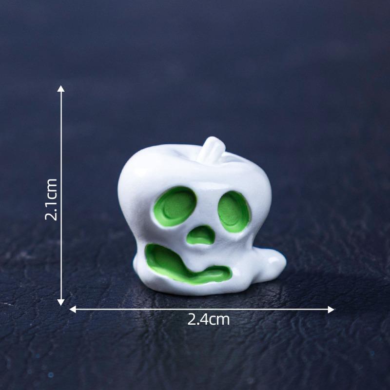 Micro-landscape Luminous Halloween Pumpkin Ghost Figurine Decorative Accessories Mini Ornaments