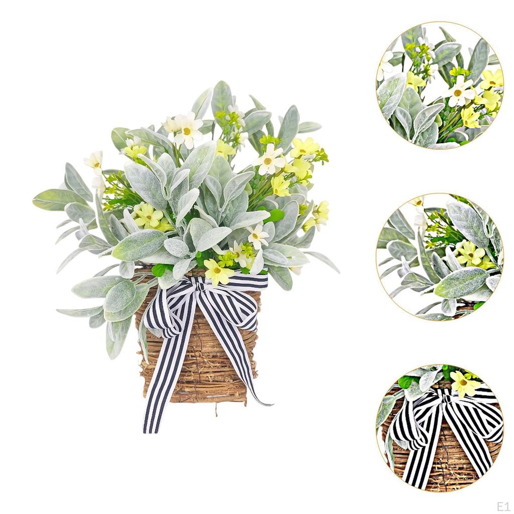 Türhängekorb Kranz Frühling Sommer Dekorative Verzierung für Bauernhaus, Party,