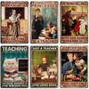 Artisian Job Metal Sign Vintage Teacher Tin Poster Hobby Decorative Plate Wall Decor Garage Bar Pub Club Hotel Cafe Kitchen Home