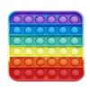 Sensory Toy Rainbow Apple Ice Cream Squeeze Toy Cute Kids Fidget Toy Slow Rising Stress Relief Toy for Autism Anxiety Reliever