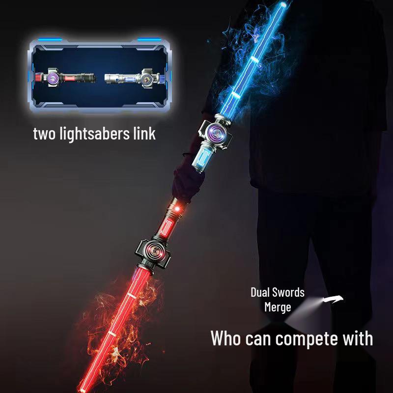 Telescopic Glowing Lightsaber Toy - Mythical Beast Design for Kids