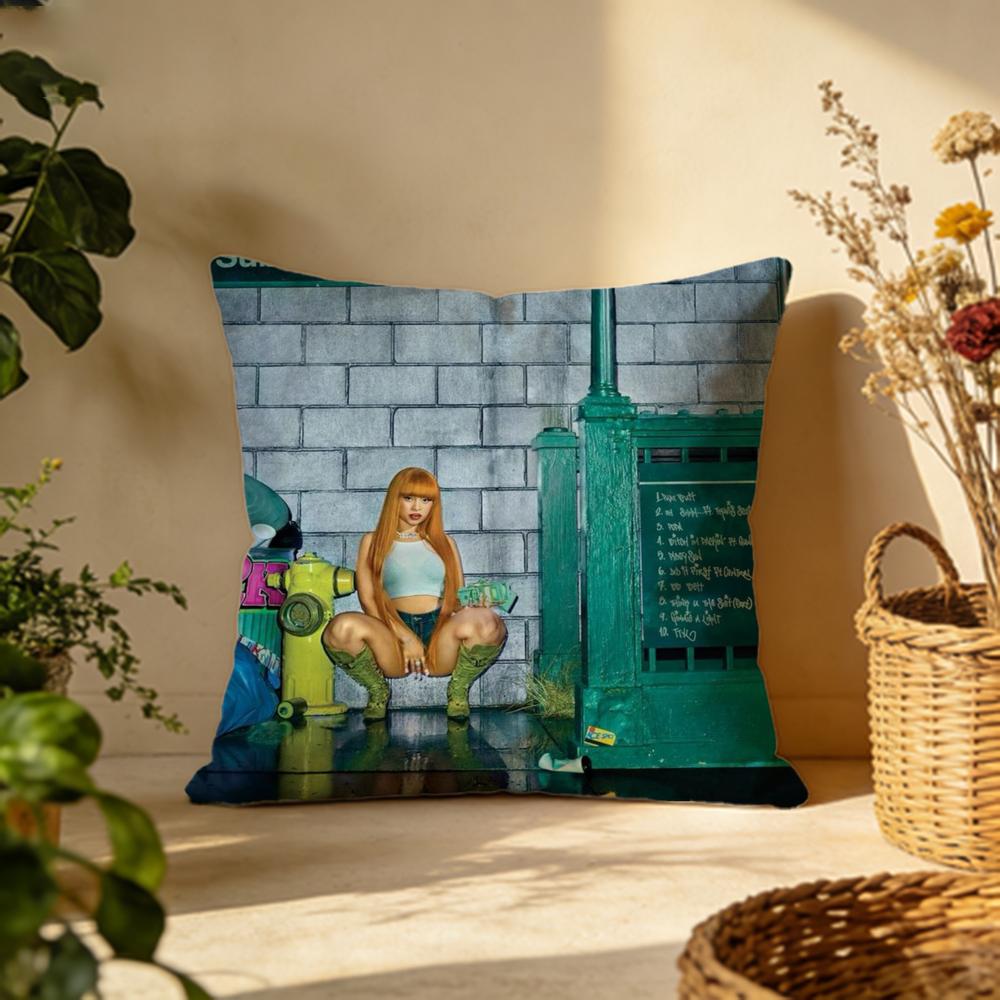 Fashion IIce Spiceing Cushion Cover Versatile DoubleSided Pillow Case Fit for Sofa Bed Car Daily Decor