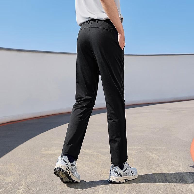 Septwolves Men's Champion Co-branded Elastic Casual Straight-Leg Pants