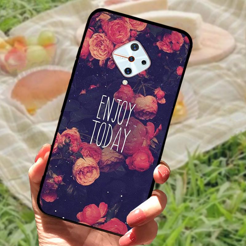 For Vivo V17 Russia Case Vivo 1920 TPU Soft Silicone Marble Phone Case For Vivo S1 Pro Fundas V1945A V1945T Cover Coque Shells