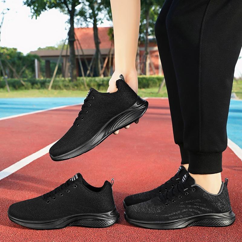 Модные кроссовки мужские всесезонные дышащие легкие удобные противоскользящие трендовые — фото 4