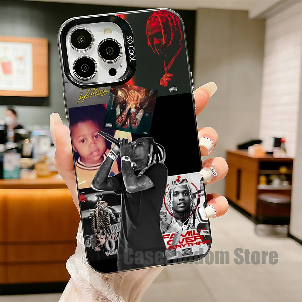 L-Lil Durk Deep Thoughts Phone Case For iPhone 17,16,15,14,13,12,11,Pro,Max,Plus,Black Matte Shockproof Cover