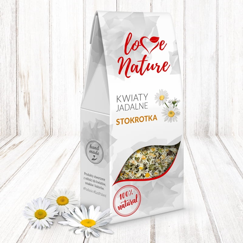 Kwiaty Jadalne Suszone Stokrotka Love Nature