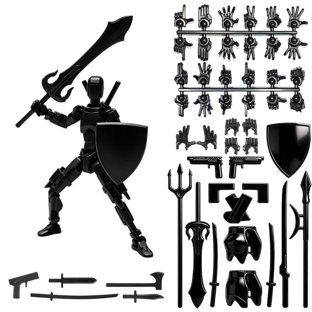 Newest!!! Magnetic Attraction 3D Printed Dummy T13 DIY Multi-jointed Man and Woman Lucky Doll  Movable Shapeshift Robot Toys