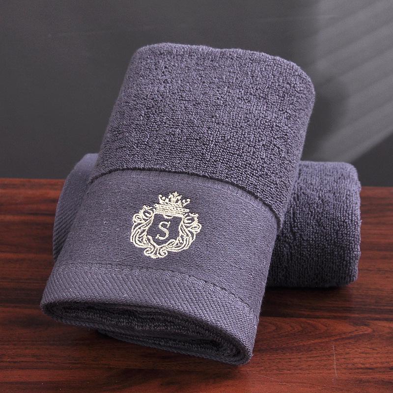 > Mjukt absorberande handduk i 32-trådig ren bomull för hemmet och daglig ansiktstvätt