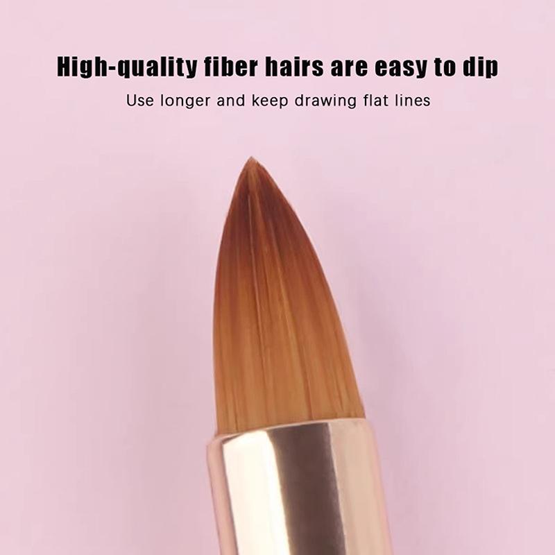 Portable Soft Retractable Lip Brush Double Head Makeup Brush With Cover Lipstick Brush Concealer Brushes Beauty Brush Tool