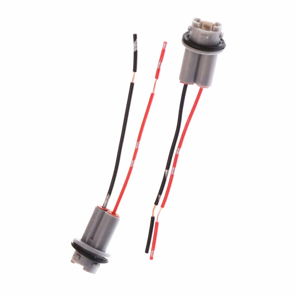 2pcs Car Lamp Holder Led Bulb Base Adapter For Vehicle Instrument Turn Signal Light Socket T10 T13 T15