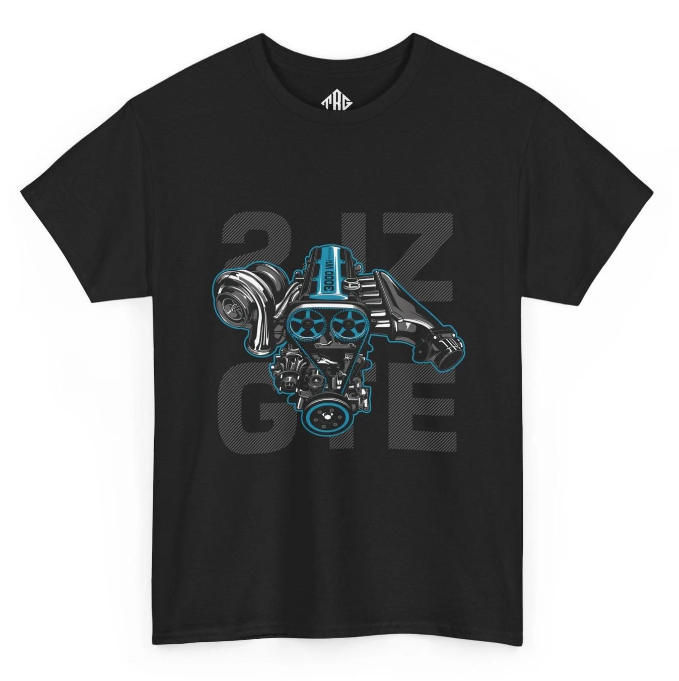 2JZ GTE JDM Machine T-Shirt Car Graphic Streetwear Unisex Tee XL