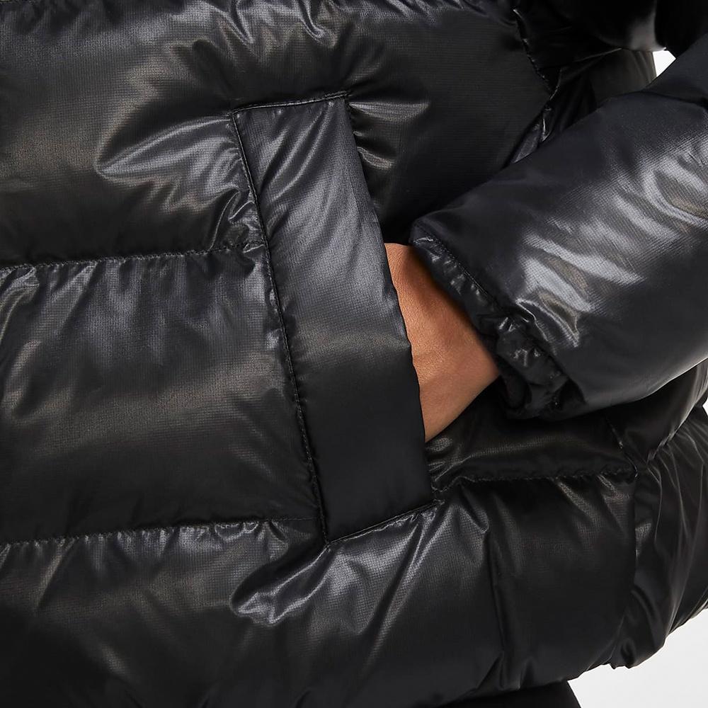 Nike Down Jackets Women's Black Stand Collar Thickened Puffer Jacket CU5813-010