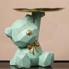 Storage Sculpture Kawaii Geometric Butterfly Bear Tray Living Room Desktop Decoration Sundries Coffee Shop Household Supplies