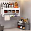 Waterproof Seasoning Box Rack Multifunctional Spice Jars Rack Condiment Jar Storage Holder  Cooking