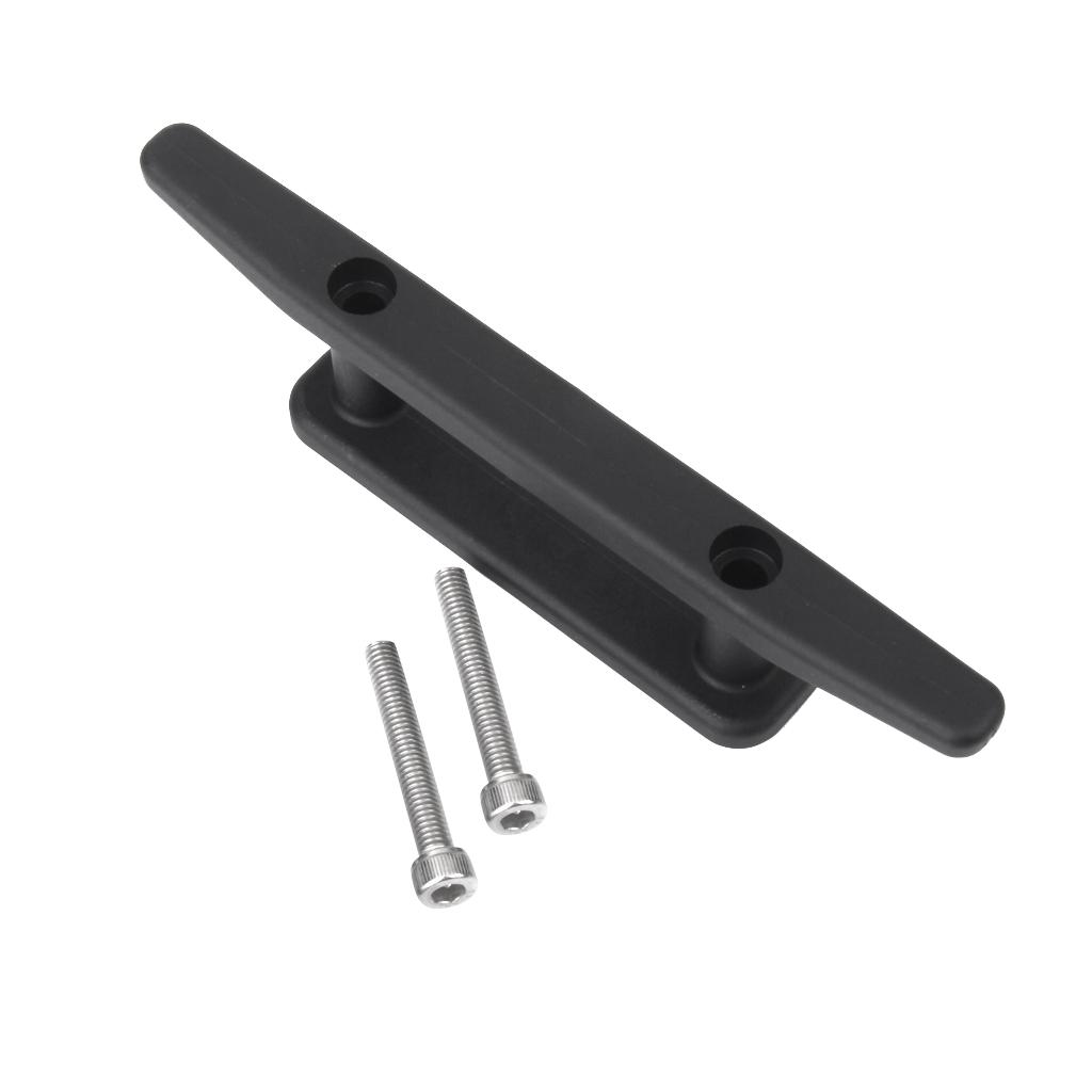Nylon Marine Boat Kayak Canoe Deck Cleat Mooring Fixed Seat Anchor Black