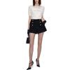 Karl Lagerfeld Outdoor Commuter Lightweight Luxury Lace Short Sleeve Pullover T-Shirt Women Tops White M21L2334100