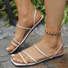 Fashion Fashionable, Comfortable and Elegant New Women Sandals Summer Fashion Low Heels Shoes Woman 2025 Summer Party Casual Ladies