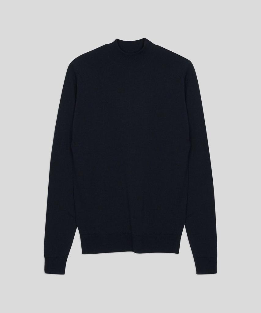 Jonseumedeulli Harcourt Merino Wool Mock Neck Knit Classic 10 Colors (A Type)