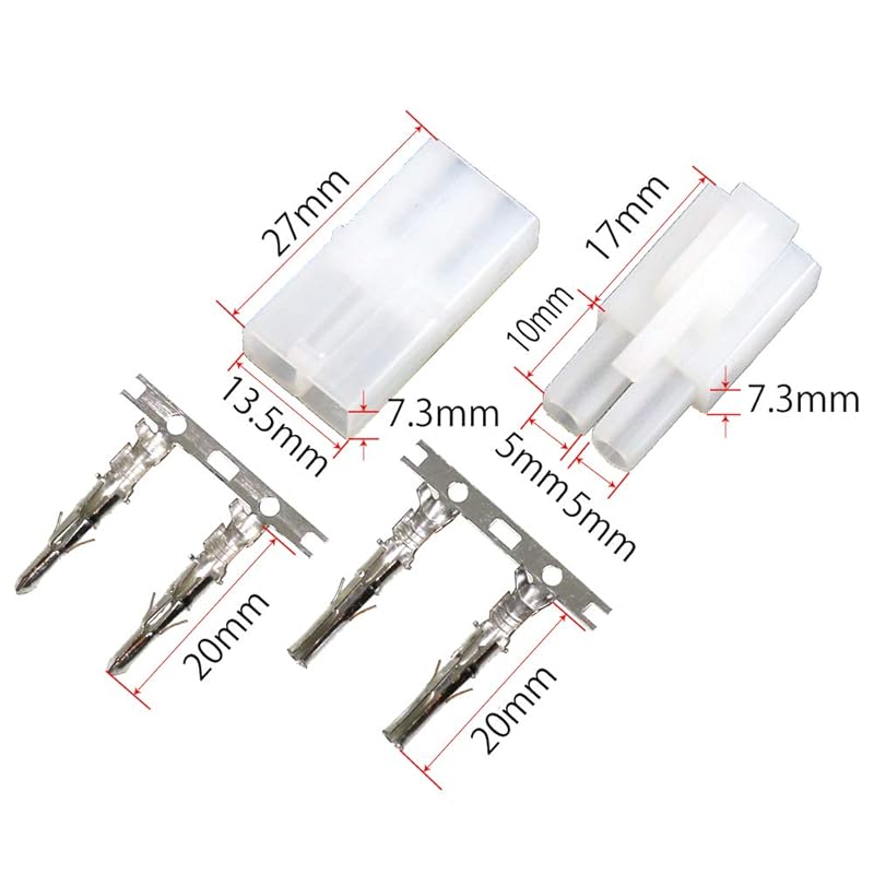 Tamiya 7,2V Steckverbinder Silber (Groß) Adler 2712