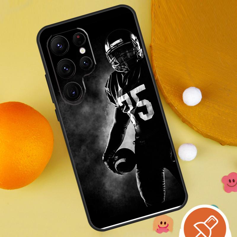 American Football Phone Case For Samsung Galaxy S25 Ultra S24 S23 S22 Ultra S9 S10 S20 Plus S21 FE Funda Cover