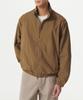 Musinsa Standard Oversized High-Neck Windbreaker Jacket [Light Brown]