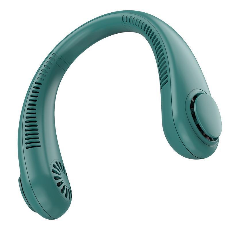 Lazy Person Hanging Neck Fan USB Charging Wearable Hanging Neck Fan USB Mini Necklace Fan Travel Indoor and Outdoor Sports Fan