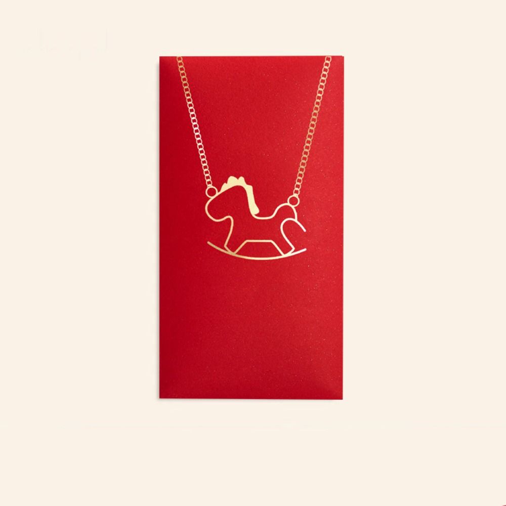 10pcs Hot Stamping Red Envelope Traditional Lucky Money Pocket Money Bag  New Year Celebration