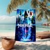 Personalized customized proof beach towel with Lego Ninjago pattern - soft, absorbent,quick-drying,perfect swimming,camping&bathing