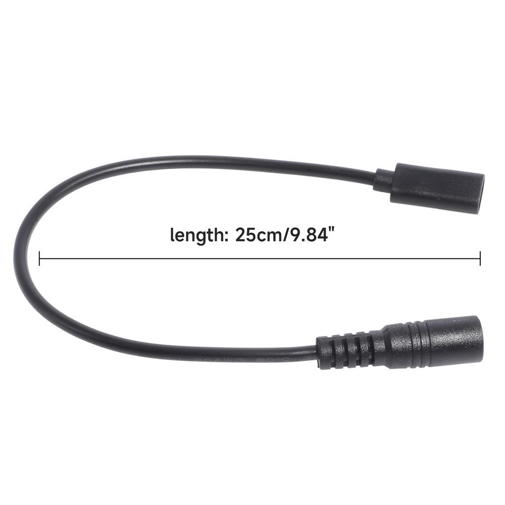 Typ-C zu C 5521 Stecker Typ-C Buchse auf 5,5x2,1 Buchse Adapter Konverter Kabel 25CM