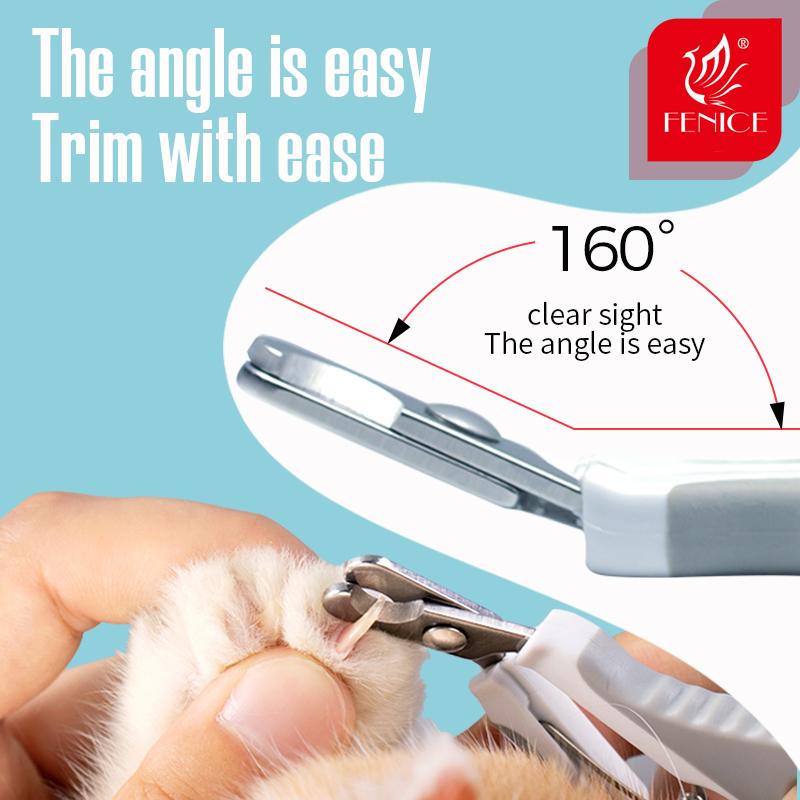 Fenice Pet Nail Scissors Dog Cat Nail Claw Grooming Scissors Pet Nails Clipper Trimmer Supplies For Dog Cat Bird Rabbit