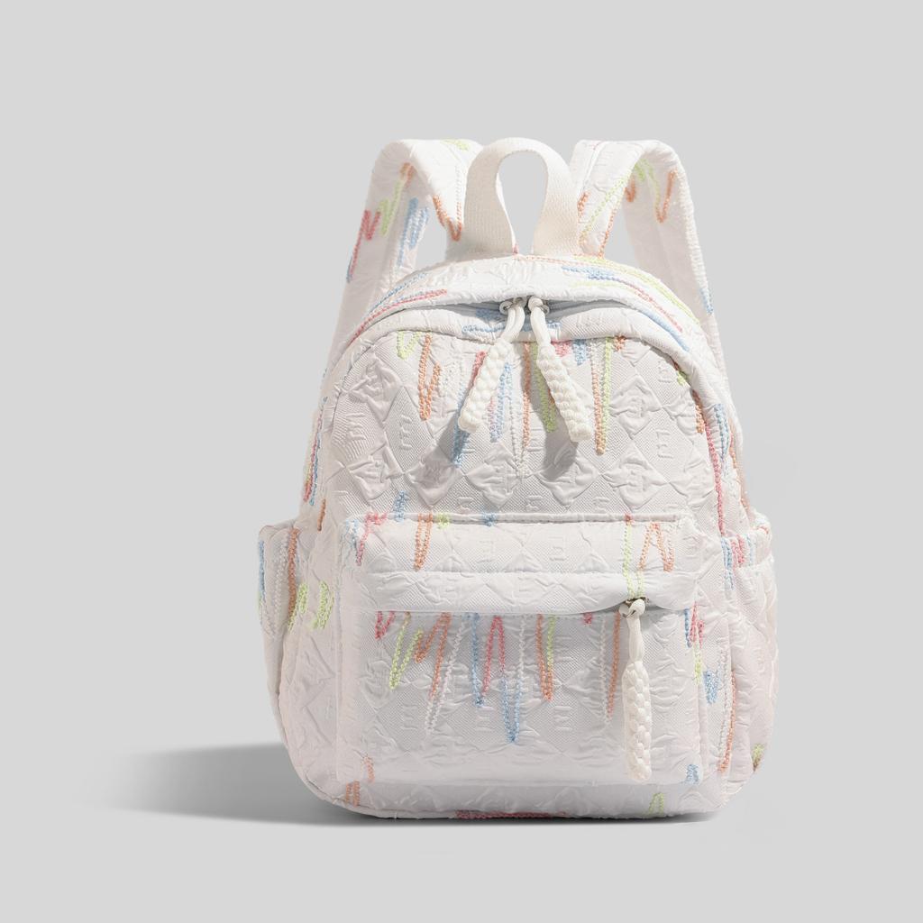 Girls Mini Backpack with Adjustable Shoulder Straps - Zipper Closure for School