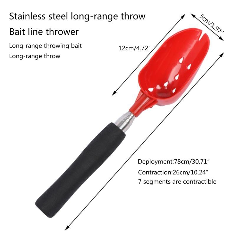 Portable Baits Shovel Fishing Baits Throwing Spoon Carp Fishing Tool for Feeding