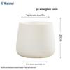 XWH Decorative PP Wine Glass Plant Pot