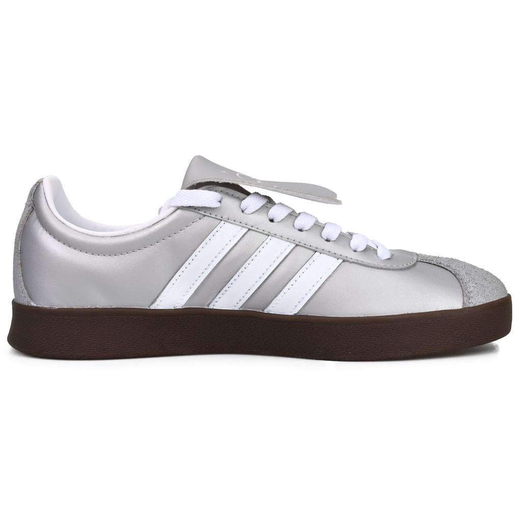 Adidas Neo Vl Court Low top Skateboard Shoes Unisex Silver White ID6015(Team33- )