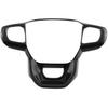 Korlot Carbon Fiber Style Interior Steering Wheel Cover Trim Accessories for 2024-2026 Ford Ranger