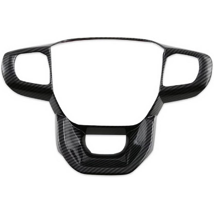 Korlot Carbon Fiber Style Interior Steering Wheel Cover Trim Accessories for 2024-2026 Ford Ranger