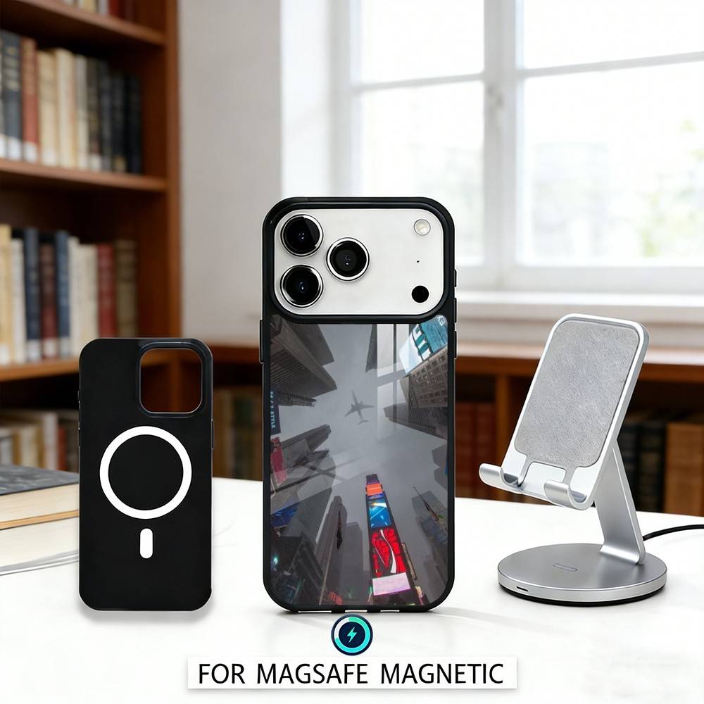 C-City New York Phone Case For iPhone 17,16,15,14,13,12,Pro,Max For Magsafe Magnetic Wireless Charging