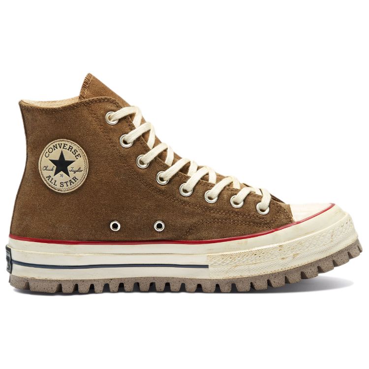 Converse 1970s Chuck Taylor All Star Retro Versatile Casual High-Top Canvas Shoes Unisex Sneakers Ginger-Yellow 169933C