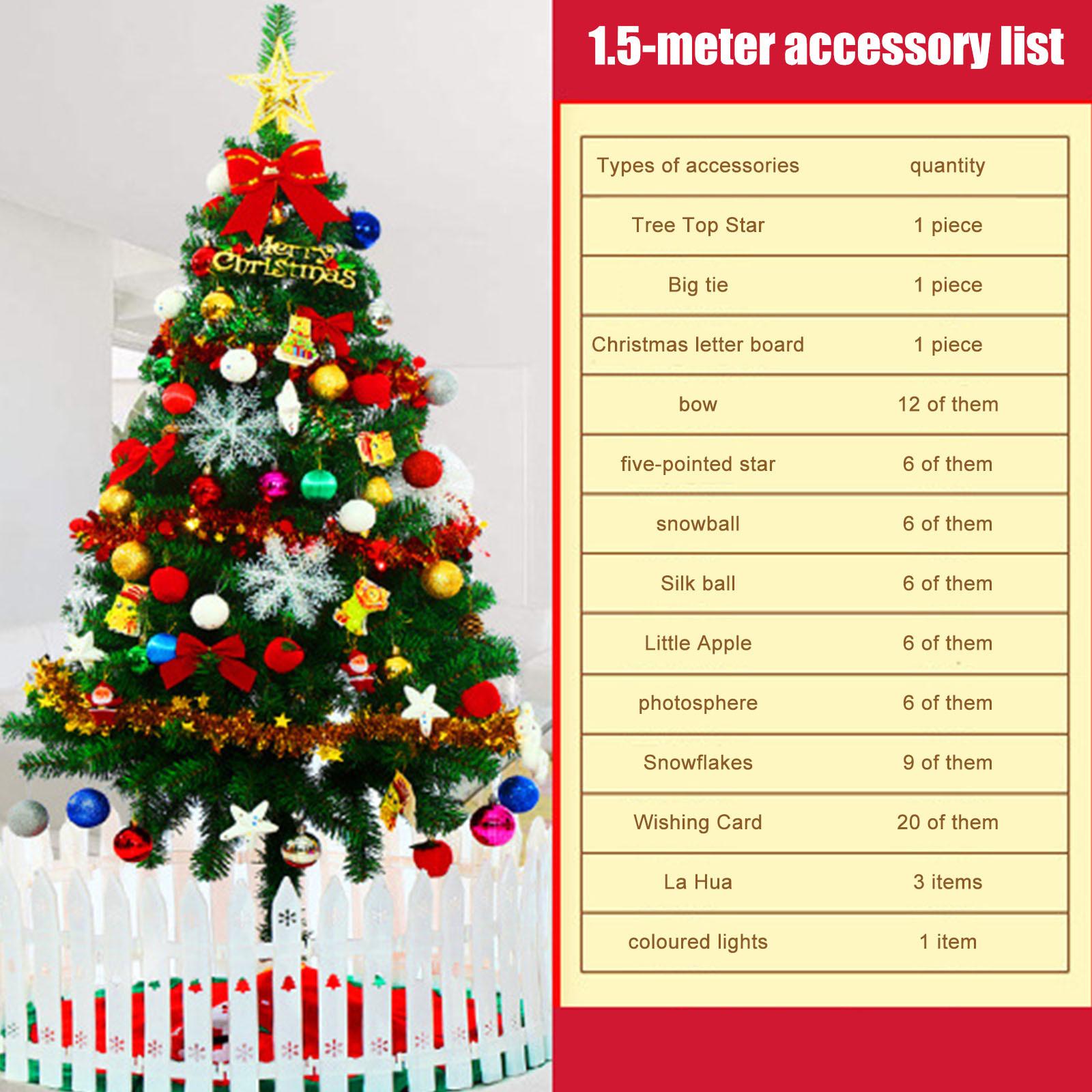 

Складная рождественская елка с несколькими украшениями для детей, для внутреннего и наружного украшения для рождественской вечеринки, сада, дома, легко собирается One Size