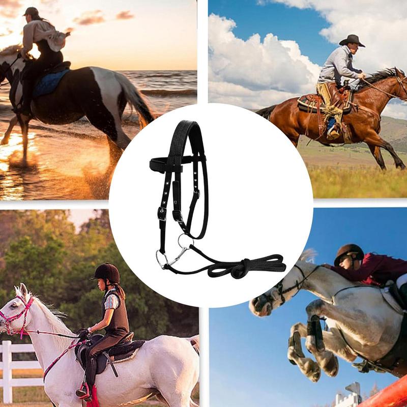 Horse Bridle Headband Throat Latch For Horse Bridle With 3 Buckles Horse Head Headstall Lead Rope Horse Farm Must-have