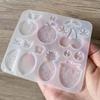 Animal/Fruit Earring Charm Mold Silicone Mould For Handmade Jewelry Crafting Creative DIY Accessories Making