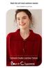 Women's Cashmere Knit Cardigan: Long Sleeve, Loose Fit, Thick, Stylish, Versatile, Soft, Skin-Friendly for Autumn and Winter