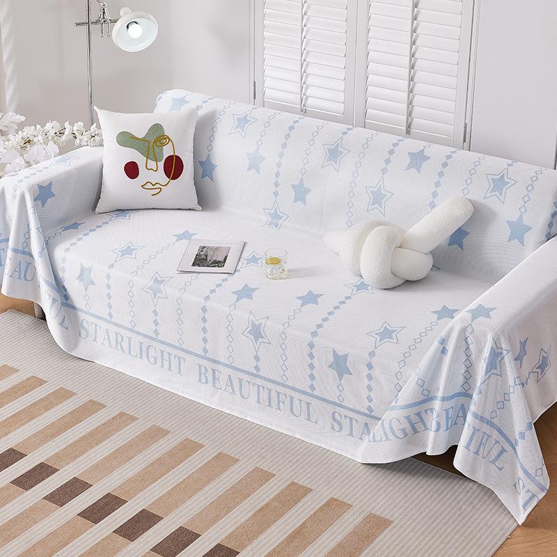 

Простой высококачественный тканевый чехол для полотенец для дивана, крутой нескользящий пылезащитный чехол для полной кровати, цельный чехол для дивана 180*130cm